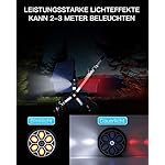 FRAPOW Kinderwagen Licht Batteriebetrieben mit super Hellen LED Leuchteffekte, Sehen und Gesehen Werden mit dem Kinderwagen am Abend, Passend für alle Kinderwagen, Kinderwagen Zubehör (2 Stück)