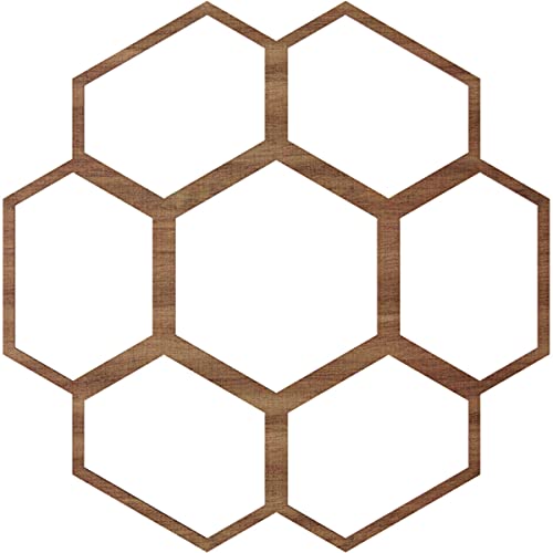 Image of Ekena Millwork 28 inchOD x 9 7 /8 inchID x 3 /8 inchT Florin Wood Fretwork Pierced Ceiling Medallion, Walnut