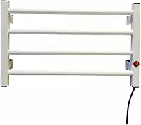 Toalheiro Elétrico 4 Barras com Seletor de Voltagem 110/220V (Branco)