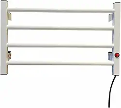 Toalheiro Elétrico 4 Barras com Seletor de Voltagem 110/220V (Branco)