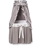 Amazon.com : Badger Basket Majesty Canopy Bassinet, Rocking