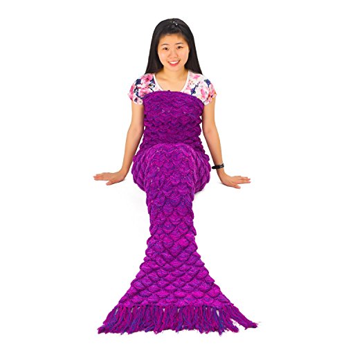 Maglia Mermaid Tail Fish Scales Tassel Coperta