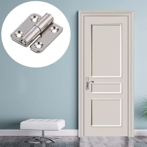 4 Pcs Small Slip Joint Flag Hinges 304 Stainless Steel Lift Off Hinges Detachable Door Hinges For Left Handed Lid Door Wooden Boxes Kitchen Cupboard Cabinet #TOP6