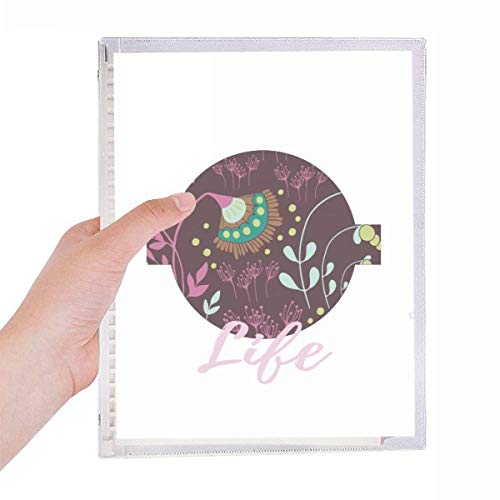 Cahier de peinture à spirale plantes pour peindre la nature en voyage