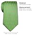 Retreez Green Christmas Woven Men's Tie with Christmas Candy Canes Pattern