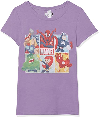 Marvel Girl's Hero Squares T-Shirt