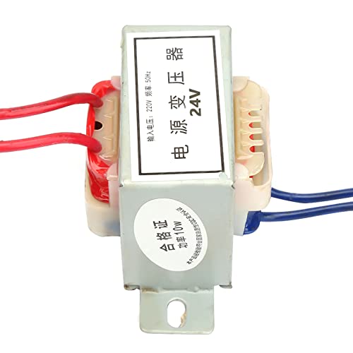 Transformador de Potência de Tensão de Saída AC 12V/24V, Núcleo de Nylon Retardador de Chama, Fio de