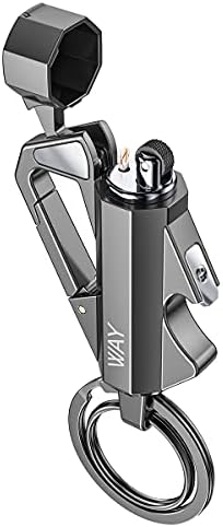 Ultraray Ewiges Metall Streichholz 2er Pack - Benzinfeuerzeug Mit Flaschenöffner & Karabiner