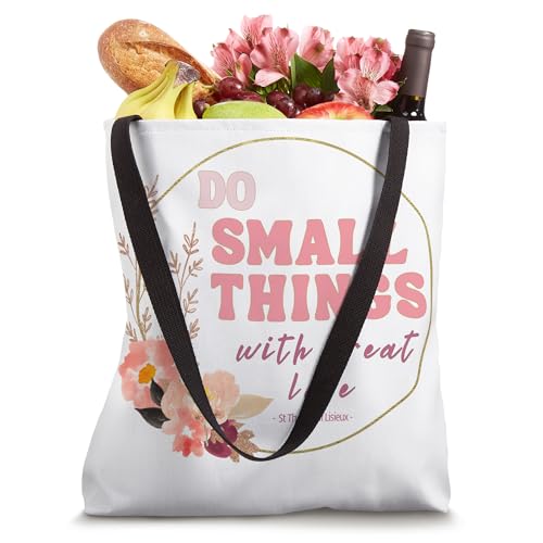 Bolso Tote de Fe Católica Saint Therese de Lisieux miniatura 4