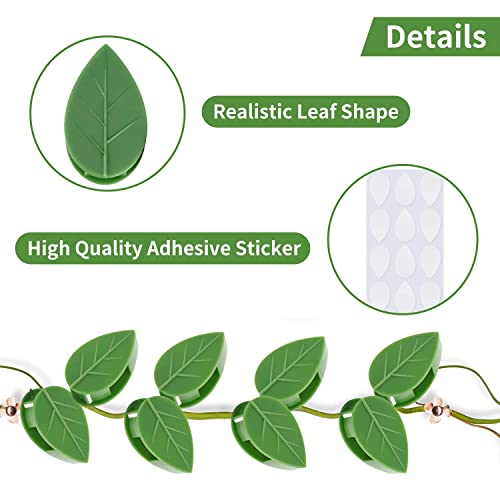 Luvadeyo Set van 30 plantenclips voor klimmende plantenclips, zelfhechtende wandmontageclip, plantenhouder, klimhulp… - Image 4