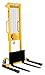 Vestil VWS-770-AA Manual Hand Winch, Adjustable Stacker, 770 lb. Capacity,Black/Yellow
