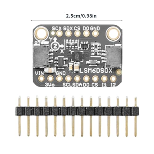 Módulo IMU I2C SPI LSM6DSOX compacto para tareas de integración 3