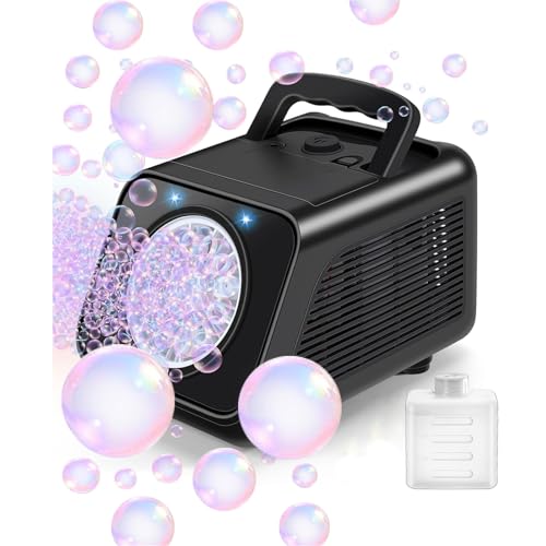 LuxLam MÁQUINA DE BOLHAS SOPRADOR AUTOMÁTICO DE BOLHAS PORTÁTIL,Maquina De Bolha De Sabão Elétrica D