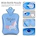 Hot Water Bottle, Warm Water Bag Rubber Hot Water Pouch with Soft Plush Hand Waist Warmer Cover, Cute Unicorn Hot Water Bag for Pain Relief from Arthritis, Headaches, Hot and Cold Therapy