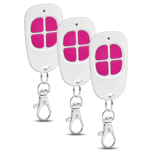 Telecommande Portail pour SCS Sentinel, 4 Canaux Bip Portail Porte De Garage Compatible avec AAM0121/AAM0135/AAM0133/AAM0085/AAM0094, 3Pièces