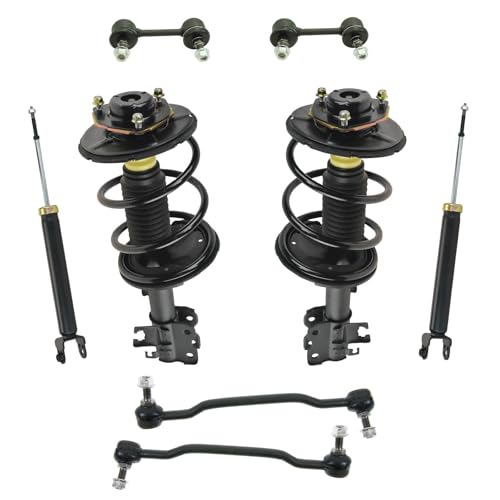 Image of TRQ Front and Rear Suspension Kit Complete Strut & Coil Spring Assembly