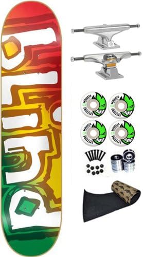 Blind Tonal Rasta Skateboard Deck 7.75 Complete Independent Trucks Spitfire Wheels 53mm Jessup Grip Tape Abec 7 Bearings