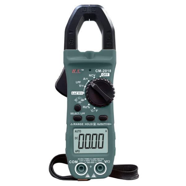 HTC CM 2018 Digital Clampmeter with 600V AC/DC 800A AC/DC Resistance/Capacitance/Frequency & Temperature (B0BLXRDYZD) Amazon Price History, Amazon Price Tracker