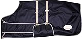 mit Brustverschluss Reitsport Amesbichler AMKA Fohlendecke Outdoordecke LULEA verstellbar 600 Denier 100 g, dunkelblau