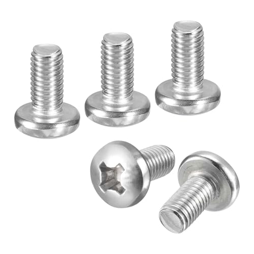 DTGN vis machine tête bombée Phillips M8-1.25x16 acier 304, 5pc