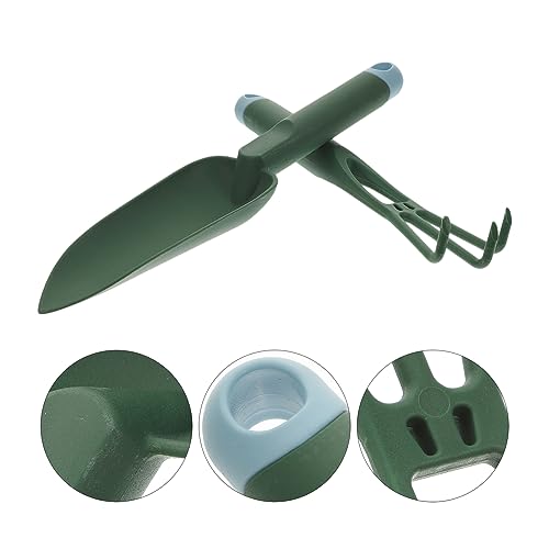 Kisangel 2sets Kit de herramientas de jardinería en plástico miniatura 7