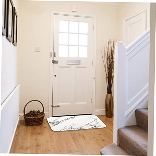 Tapis de bain super absorbant cuisine antidérapant lavable marbre Zerodeko - 7