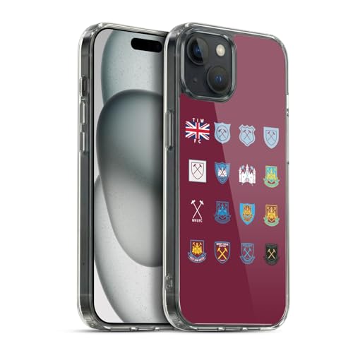 Carcasa West Ham United FC para iPhone 15 Plus de gel flexible