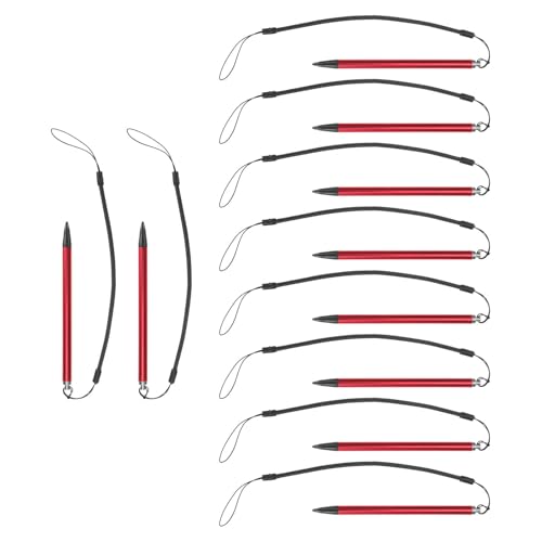 Stylets capacitifs anti-perte rouges pour ne plus rayer vos écrans de smartphones