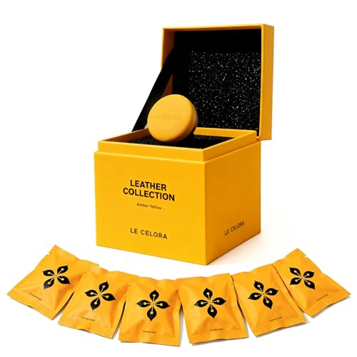 Image of LECELORA Luxury Leather Car Diffuser, Long Lasting Car Air Freshener
