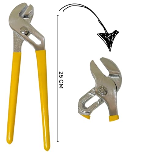 Alicate Bomba D'agua 10 Pol Bico Papagaio Cano Ajustável