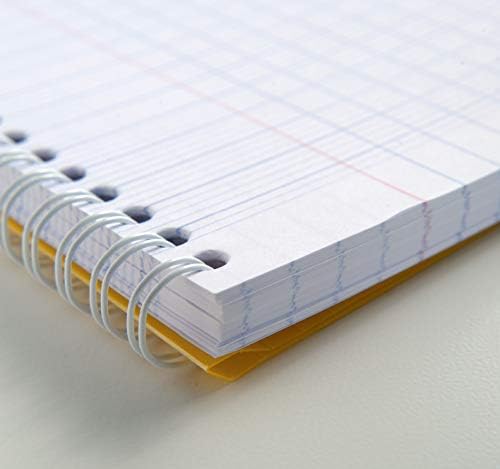 Clairefontaine 322601C kołonotatnik z indeksem Koverbook - 9x14 - 100 stron w kratkę - biały papier 90 g - okładka kopertowa Polypro - kolor losowy