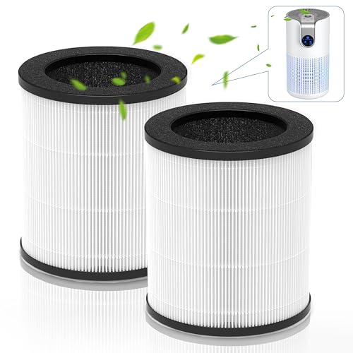 Filtre HEPA H13 MOOKA M03 lot de 2 recharges à charbon actif anti odeur