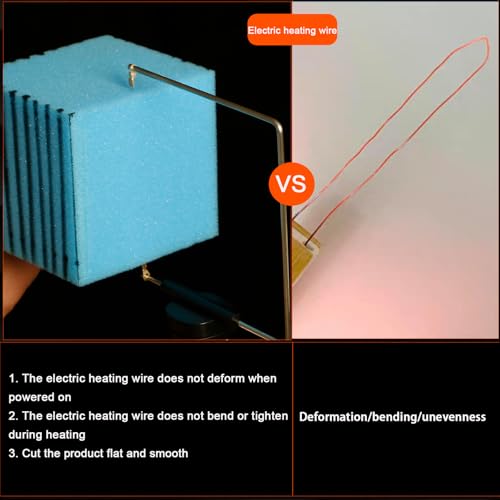 3 in 1 Hot Wire Foam Cutter Kit,Blue Foam Cutter Electric Foam Cutting Tool, Heated Foam Carving Knife Kit