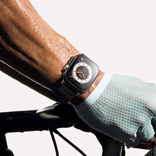 Misxi Hard PC Case with Tempered Glass Screen Protector for Apple Watch 41mm - Thumbnail 4