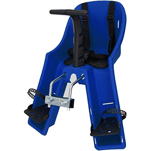 Cadeirinha Dianteira Baby Bike Kalf - Preto c/Chaveiro COR: AZUL