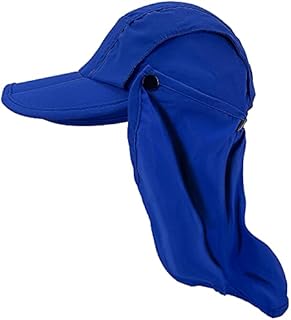 Gifts Treat Kids Sun Hat, UPF 50+ Kids Legionnaire Cap Hat for Beach Pool (Blue, 48-52cm)