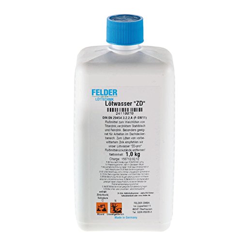 FELDER Lötwasser ZD Flussmittel Weichlötmittel Feinzink 1000ml