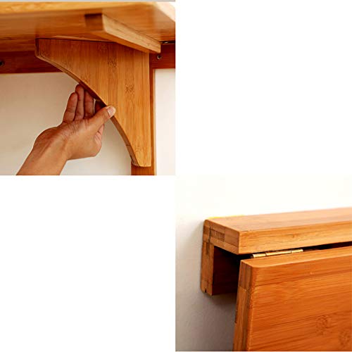 Table suspendue peu encombrante pour balcon couvert ou coin repas de cuisine - 6