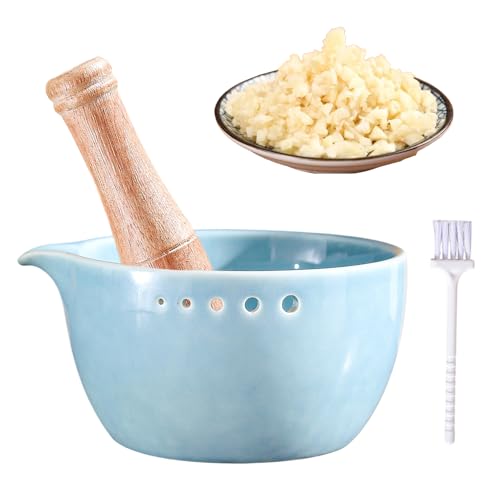 Bol Râpe en Céramique | Accessoire de Cuisine pour Broyer et Râper les Aliments,Plat Râpe à Ail,pour Chocolat Fromage Pomme de Terre Agrumes Sauces Maison Camping Appartement Passionnés de