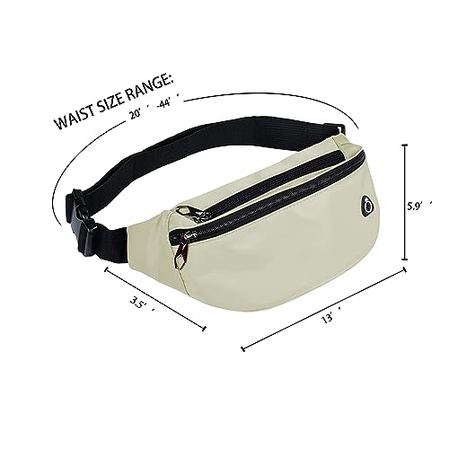 Image of Fanny Packs for Men and Women, Water-Repellent Sports Waist Pack Bag for Travel Hiking Running Hands-free