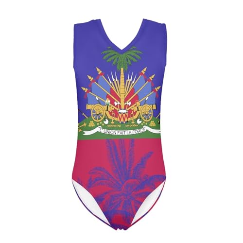 Image of Mumeson Girls One Piece Swimsuits Lightweight V-Neck Swimwear Bathing Suits for Little Girls 3-14 Years