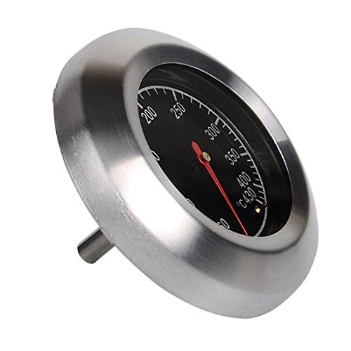 Edelstahl Grillthermometer 60-430°C - Analoges Ofenthermometer Für Smoker, Grill & Backofen