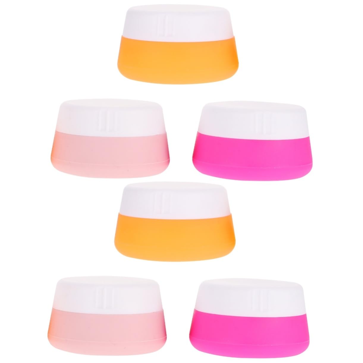 FOMIYESFOMIYES 6 Pcs Silica Gel Bottle Empty Cream Pot Toiletries Cream Bottles Lotion Jar Cream Empty Bo Cream Empty Container Silicone Sample Jar Cream Empty Jar Multifunction Cream Jar Travel