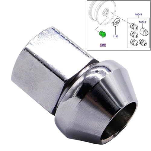Pernos de rueda M14x1.5 para Freelander 2 juego de 4 tornillos de acero LR001381 5