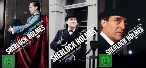 Sherlock Holmes – Staffel 1 + 2 + 3 + 4 - die komplette TV-Serie 1984 – 1991 mit Jeremy Brett 11 DVD Collection - Mehr Infos/Bestellen