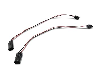 Barricade 18-Inch Fog Light Extension Harness Compatible with 07-10 Jeep Wrangler JK