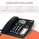 Alcatel Temporis 880 PRO - Professionelles Festnetztelefon - Großes alphanumerisches Display - Anrufanzeige - Einstellbare Lautstärke - Rückruftaste - Stummtaste - 10 Direktwahltasten - Schwarz