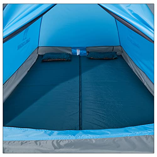 Camel 2 Person Tent, Waterproof,Spacious, Lightweight Portable Backpacking Tent For Outdoor Camping/Hiking (Blue) #TOP3