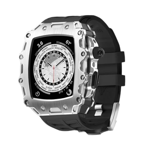 Kit modification Apple Watch 45mm en caoutchouc premium