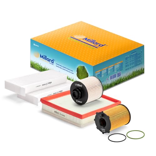 Millard Filters MZ-3265 Kit de filtres. Pour Citroën Berlingo MultiSpace/C4 SpaceTourer/C4 Grand Picasso, Peugeot 3008/5008/Partner Tepee. Moteurs diesel 1.6 Blue HDi